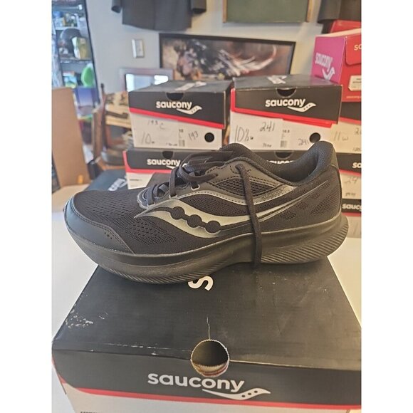 Saucony Men's Cohesion 18 Running Shoe Black Size  10 M New - Picture 2 of 7